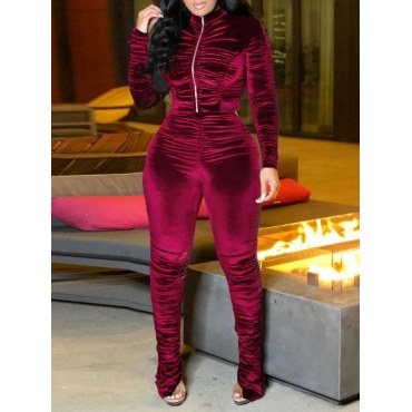 2 PC Valor Glam Set -Red Wine