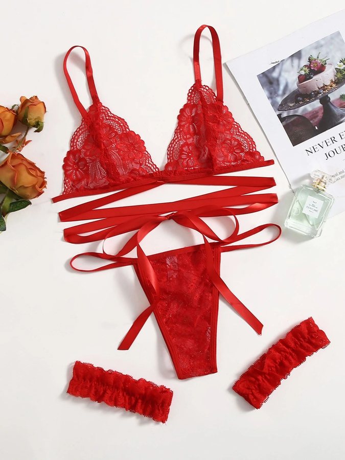 3 Pc Lingerie Sexy Set