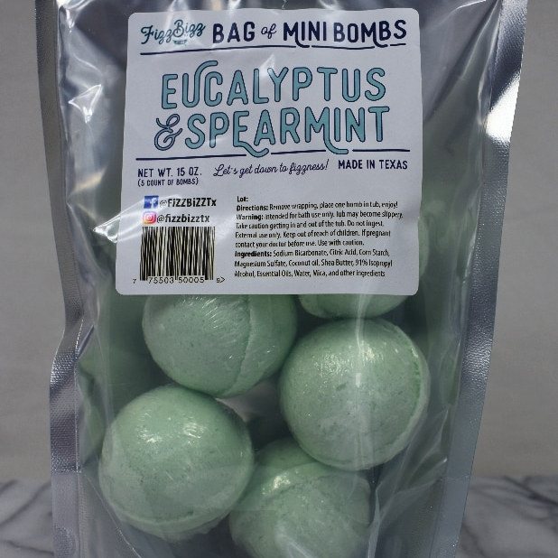 Eucalyptus & Spearmint - Bath Bombs