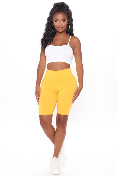 Biker Shorts -Mustard