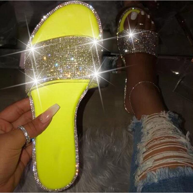 Green Bling Slides