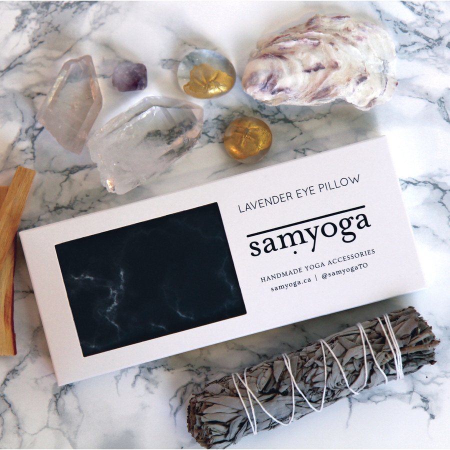 Lavender Eye Pillow - Black Marble