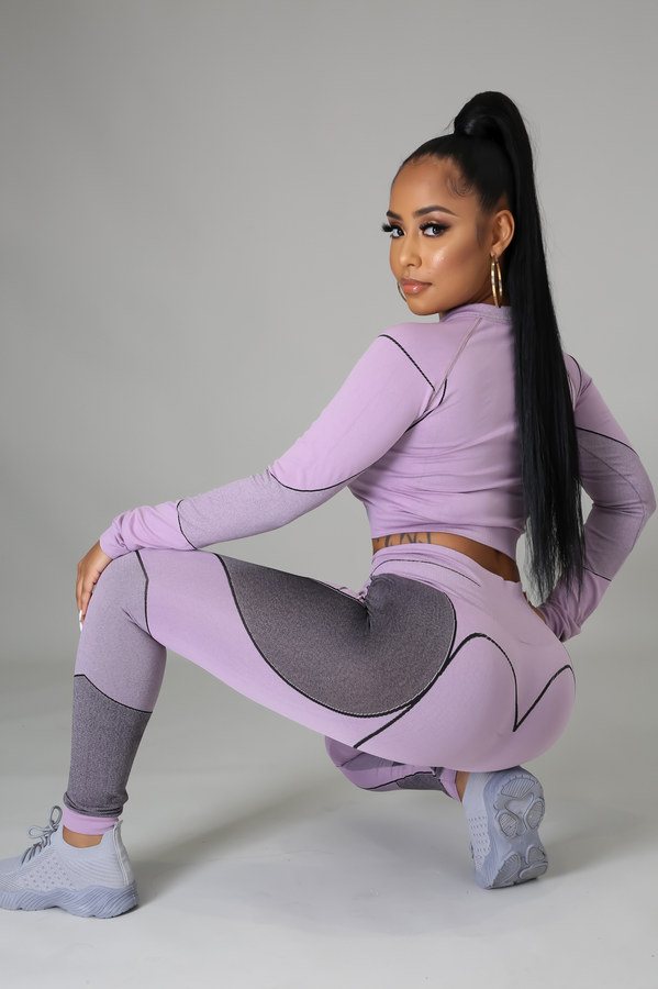 Lavender Yoag2 pc Set