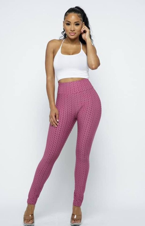 Mauve Pink Yoga Pants