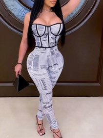 Newspaper Jumpsuit