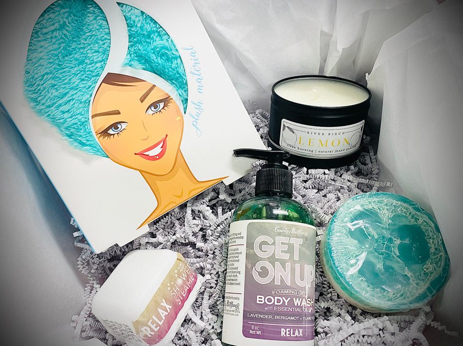 Relax Spa Box - Deluxe Value - FREE Shipping - All Natural Aromatherapy Products