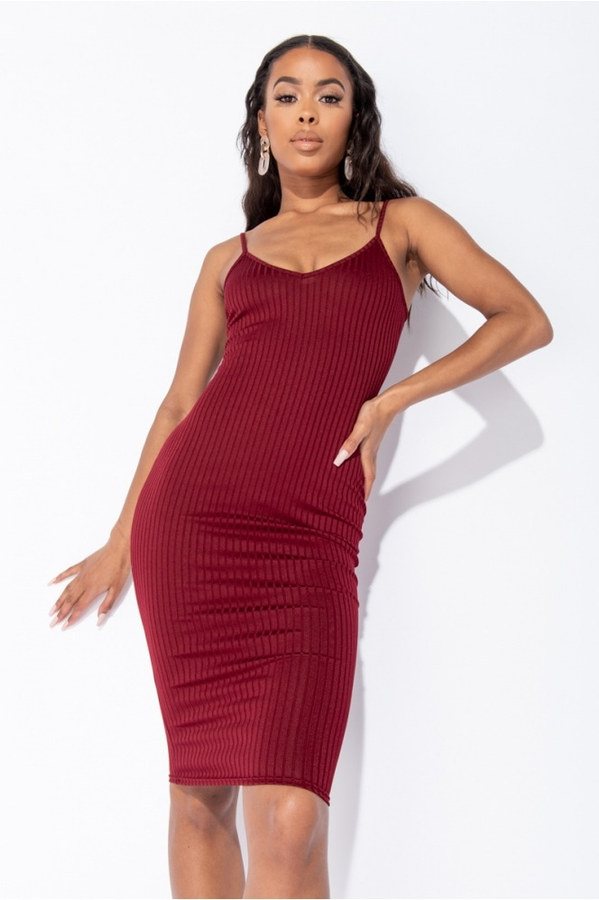 Simple Wine Dress