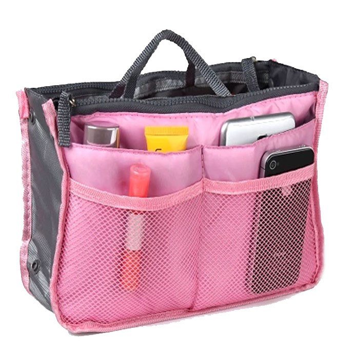 Slip In Bag - Purse Organizer - Pink