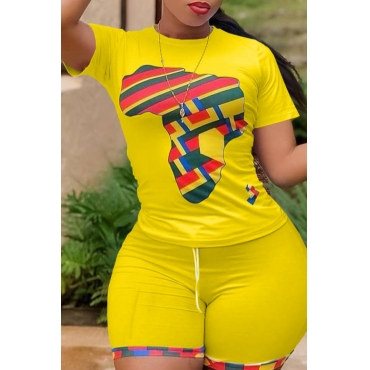 The Mother-Land Cute-Suit - 2 Piece Set-Yellow