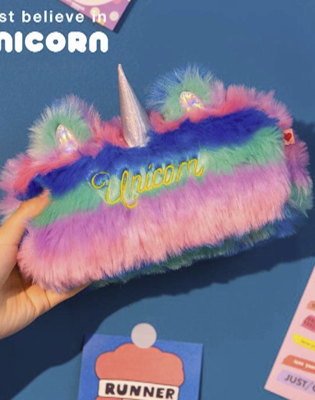 Unicorn Pouch - Dark Rainbow